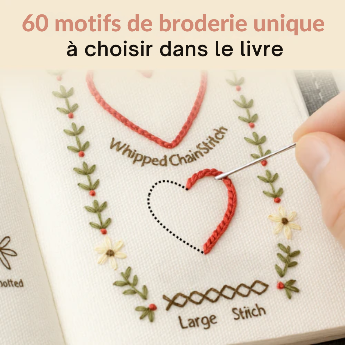 Livre de broderie Embrunes