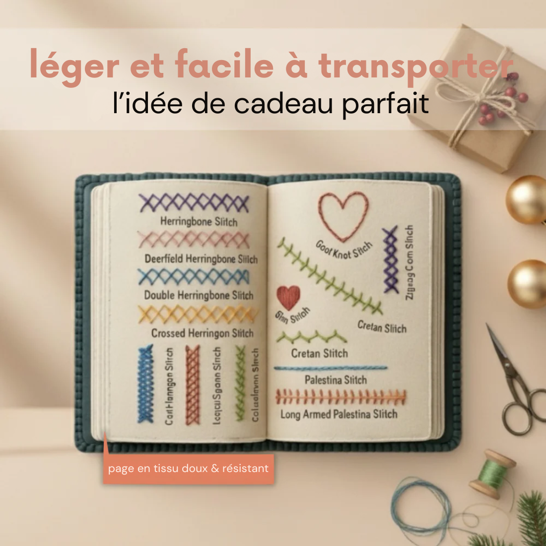 Livre de broderie Embrunes