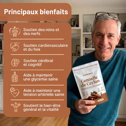 Cannelle de Ceylan Embrunes — 7 200 mg à l'huile MCT
