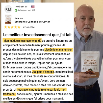 Cannelle de Ceylan Embrunes — 7 200 mg à l'huile MCT