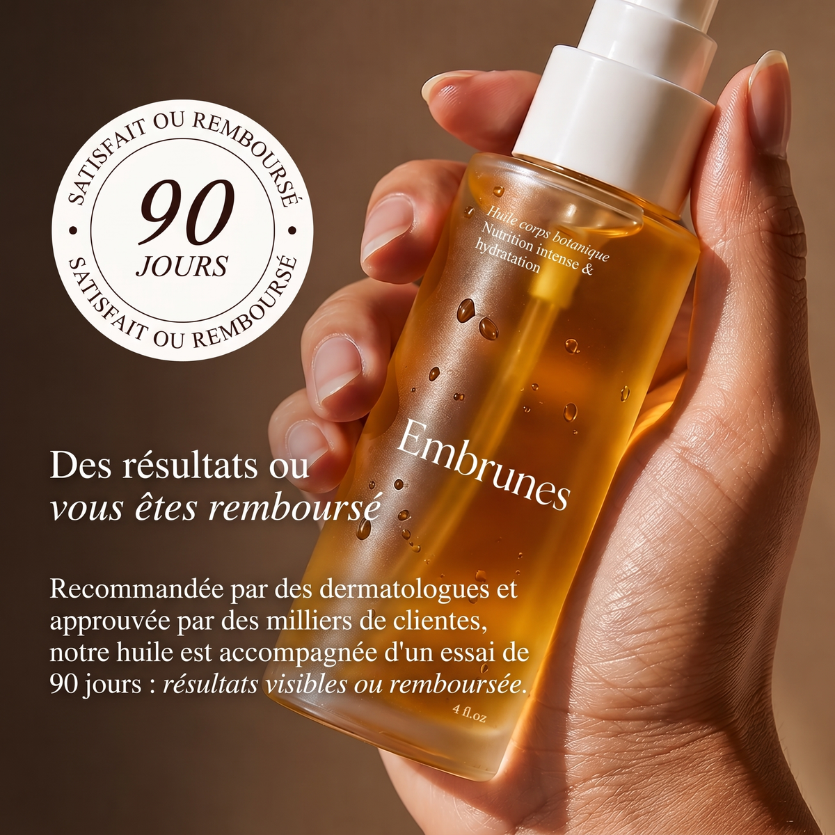 Satisfait ou remboursé 90 jours