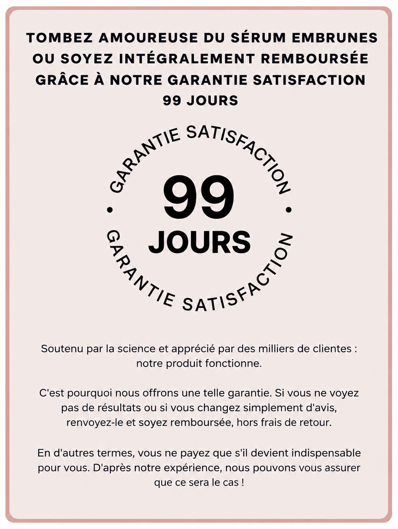 Garantie satisfaction 99 jours